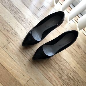 Sergio Rossi Black Patent Pumps